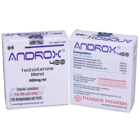 Androx 400 / Testosterone Blend 10 Vials 1 Ml 400 Mg/Ml